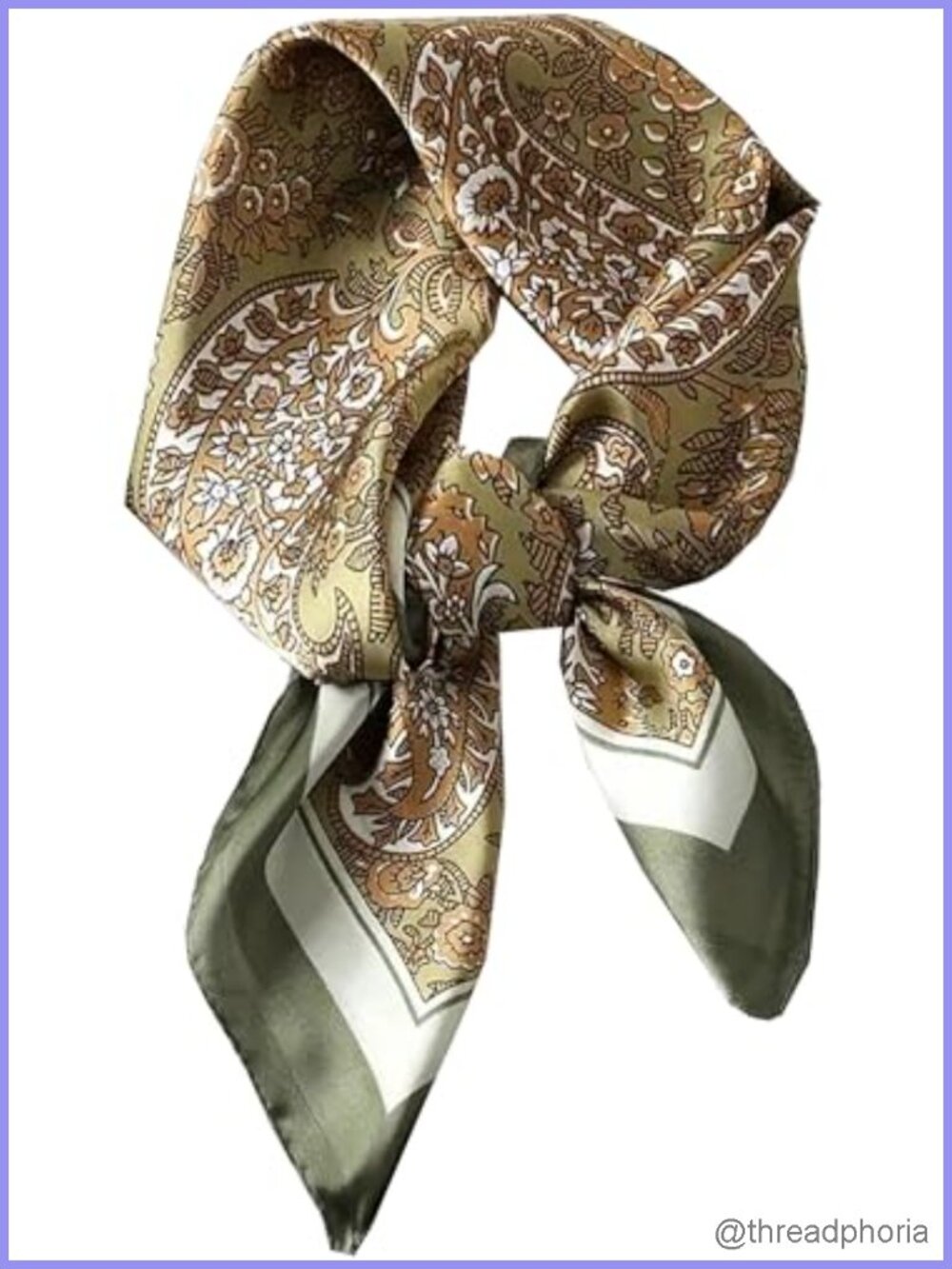 Satin Silk Feel Square Scarf 27x27 Neckerchief Hair Wrap Bandana